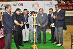 Jt. Secretary, Karnatak Sports Council and other dignatories, opening the Junior National 2010-11, Bangalore