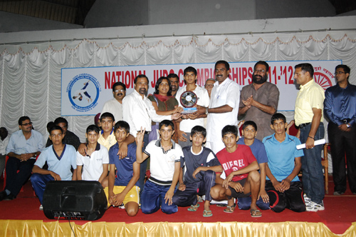 Winner in Boys section of the Sub-Junior National 2011-12, Kerala