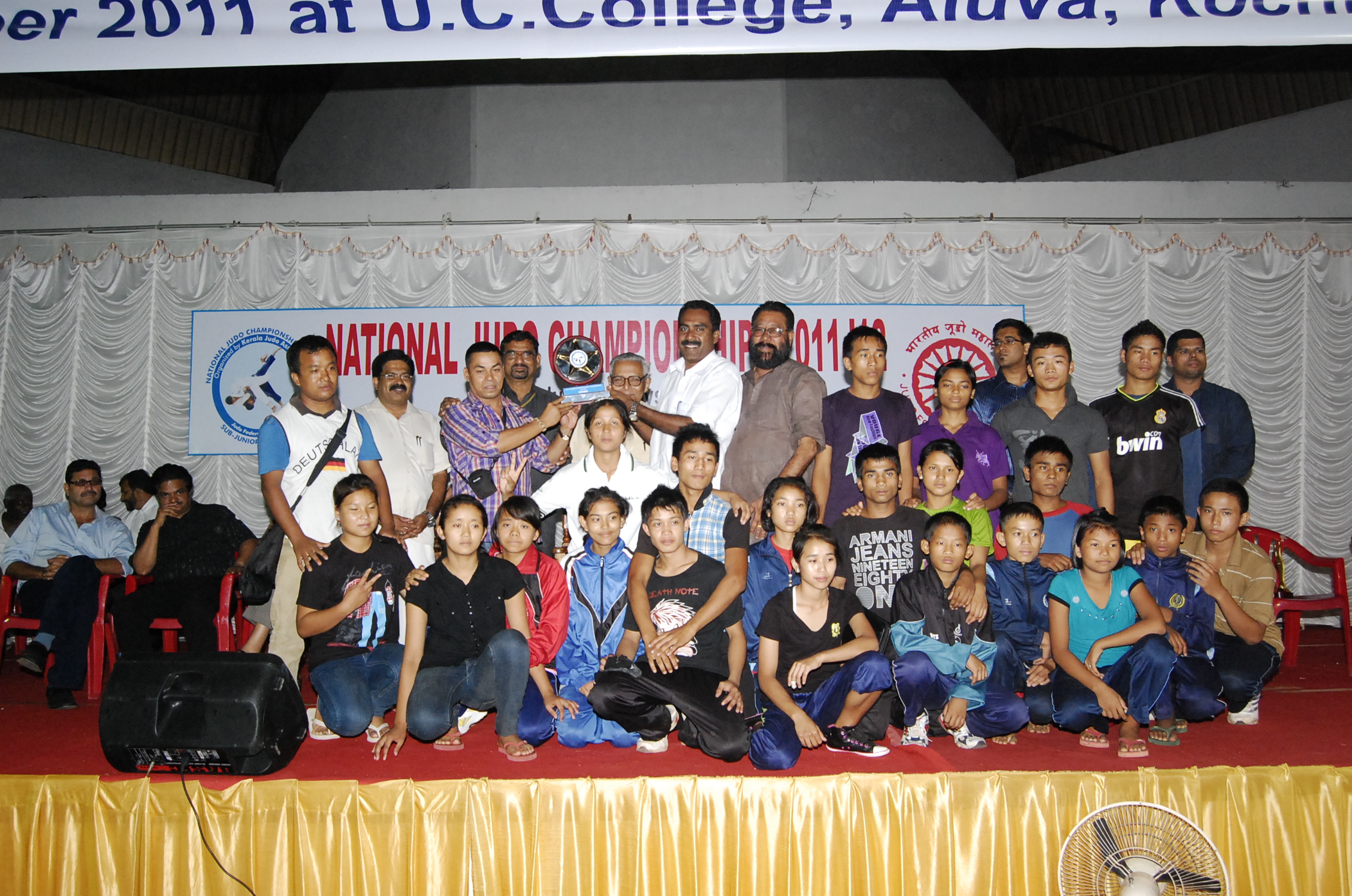 Manipur Team - Winner in Girls section of the Sub-Junior National 2011-12, Kerala
