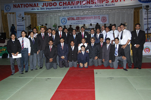 Technical Officials attended the Sub-Junior National Judo Championships 2011-12, Kerala