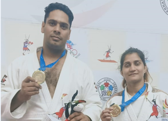 Indian Judo Team for 13th SAF Games 2019 Nepal