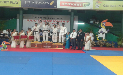 Medal Ceremony - 35th National Games - Kerala
