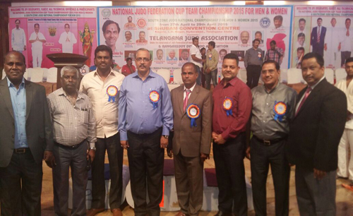 National Judo Team Championships 2015 & South Zone Judo Championships 2015 held from 27th to 29th April 2015 at Hyderabad, Telangana.