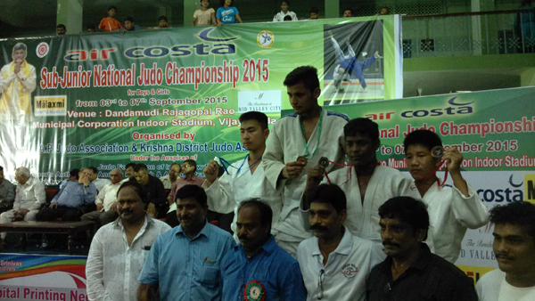 Medal Ceremony of Sub-Junior National 2015-16, Vijayawada