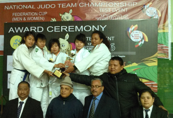 Mizoram Women Judo Team - Winner of the NJTC 2015-16, Shillong