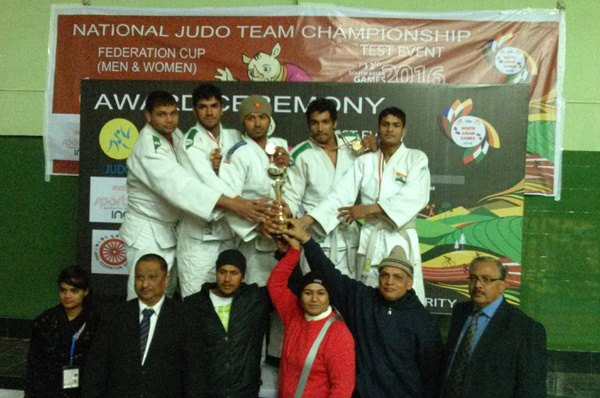 Delhi Men Judo Team - Runner-up of the NJTC 2015-16, Shillong