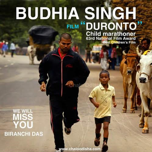 Soumendra Padhi's film based on the little marathoner Budhia Singh, titled DURONTO won best Children's film at National Film Awards