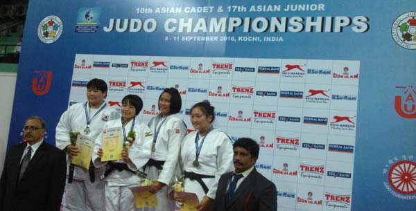 10th Asian Cadet & 17th Asian Junior Judo Championships 2016, Kochi.