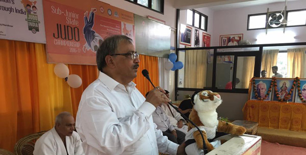 President, JFI Opening the Judo Education Program at Haridwar