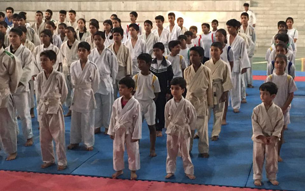 Young Judokas in the IJF Education Class at Dehradun