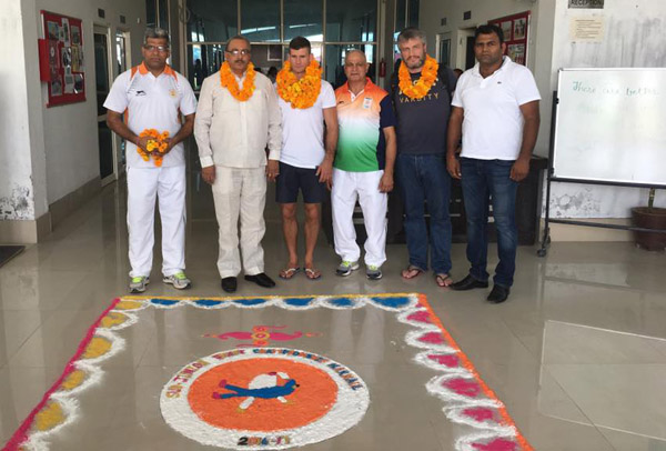Haryana Judo Officials and JFI President welcomes IJF Delegation at Narnaul