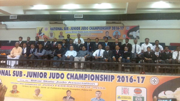 Technical Team of the Sub-Junior National Judo Championships 2016-17 Patna