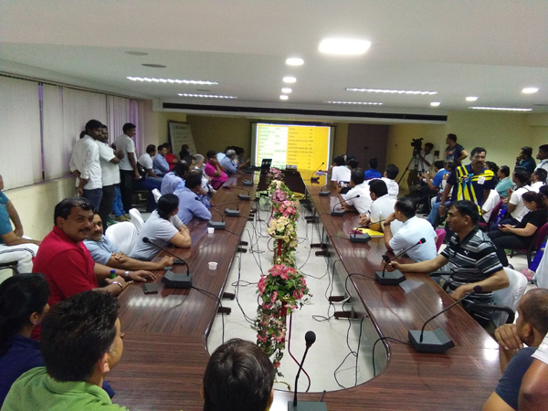 Managers meeting and Draw of Senior National 2016-17, Chennai