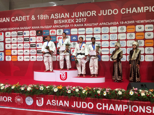 Paramjeet won Bronze medal in the 11th Asian Cadet Judo Championships 2017 Bishkek